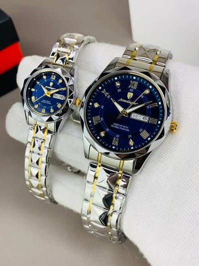 POEDGAR 615 - Most Demanding Day Date Watch For COUPLE