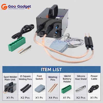 18650 Battery Pack DIY Spot Welding Machine with Foot Switch Control
