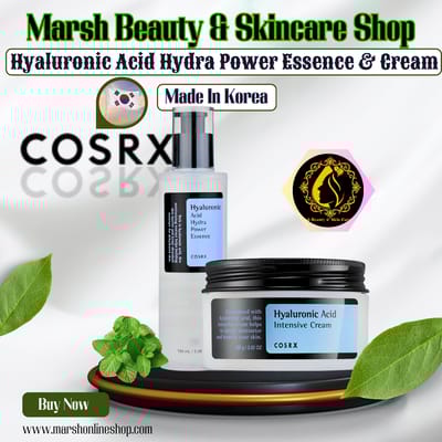 👉🔰Cosrx Hyaluronic Acid Hydra Power Essence and Intensive Cream Combo