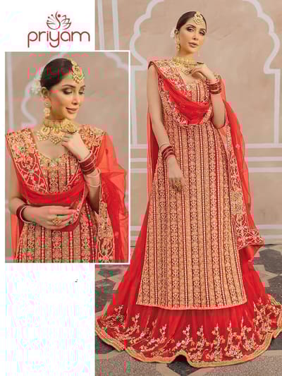 জর্জেট পার্টি ড্রেস - Image 2