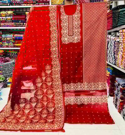 ✨ এক্সক্লুসিভ জমজম জামদানি থ্রি পিস ✨