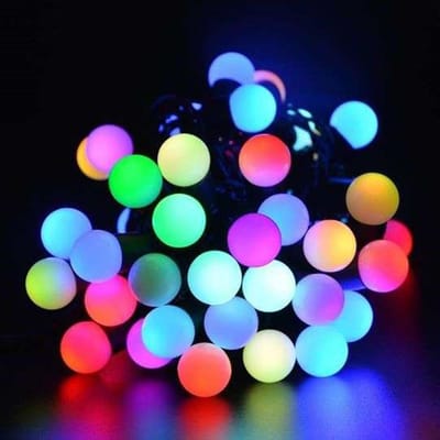 Decorative LED Fairy Light Ball Shaped Multi Color 40 bulb Light