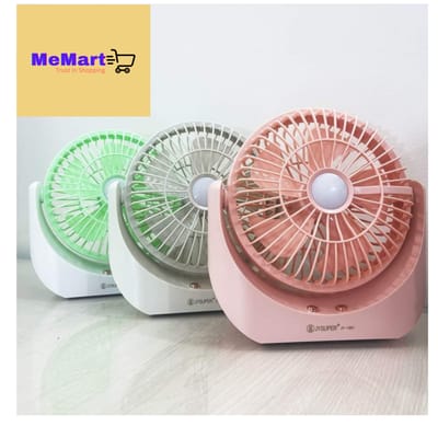 JY Super lithium rechargeable mini table fan - Image 1
