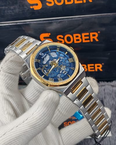 Sober Luxury Skeleton Men’s Watch –