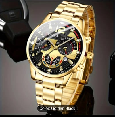 A Stylish Round Quartz Watch for Men, 20