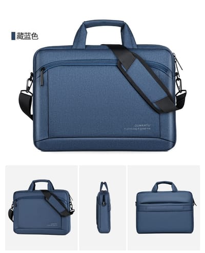 15 Inch Laptop Bags Office Documents Storage Bag Travel ( Blue ) - Image 1