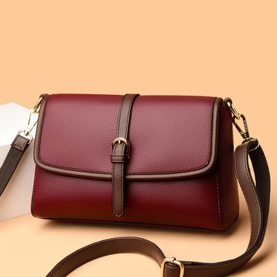 Genuine Soft Leather Handbag - Image 1