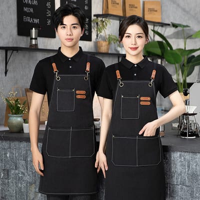 Barista apron polyester fabric