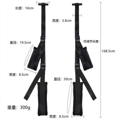 Adjustable Door Sex Swing with Padded Straps - Image 3