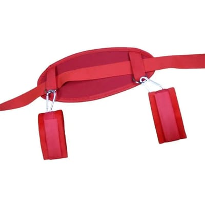 Adjustable BDSM Position Restraint Strap with Neck & Leg Support - Image 7