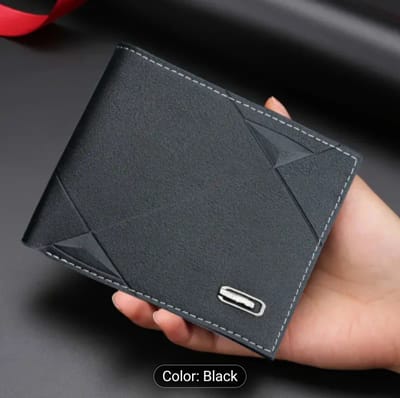 Men's Faux Leather Wallet -