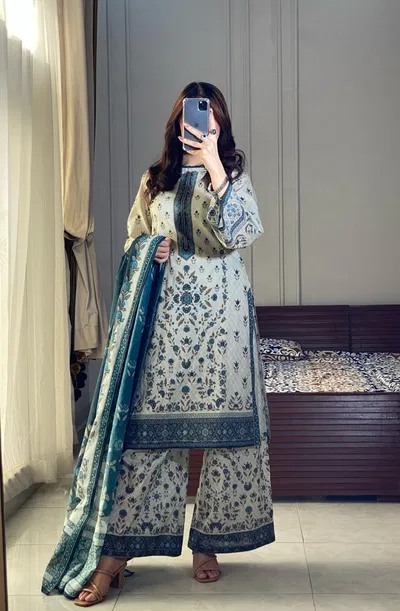 New Trendy Cotton Three Piece (Eid Special)