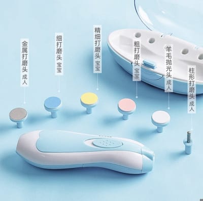 Electric Baby Nail Trimmer LED Light