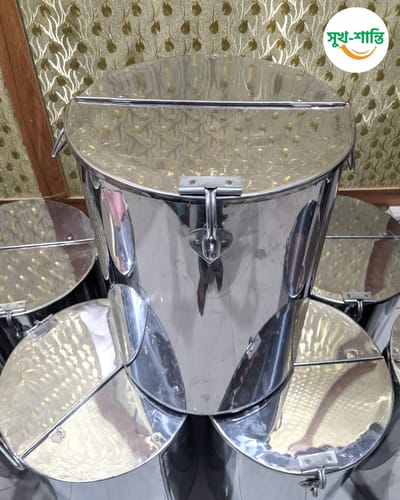 50 KG Stainless Steel Rice Drum - Image 6
