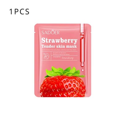SADOER Strawberry Nourishing Tender Skin Facial Sheet Mask