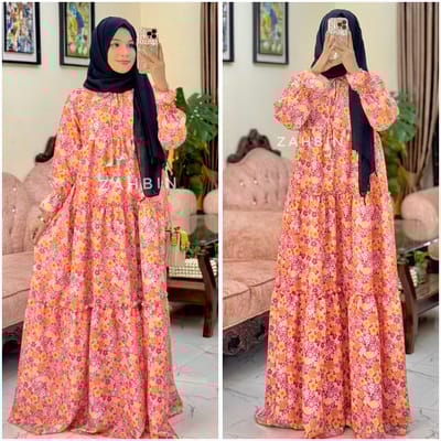 Golden Sunset Long Gown🌟