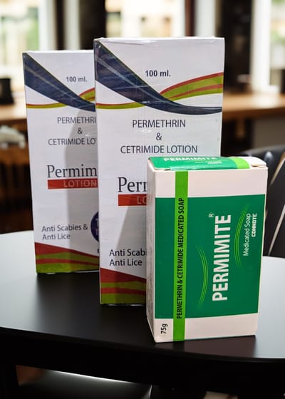 পারমিমাইট লোশন ২ টা + সাবান ১ টা [ ২:১ ]