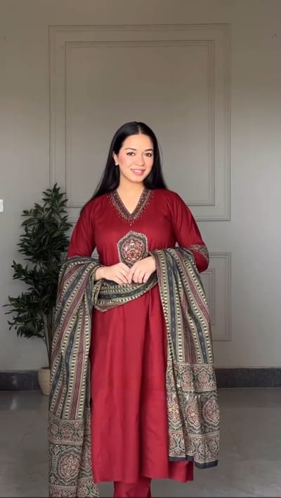 Cotton Anarkali Gown