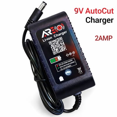 9V 2A Auto Cut Li-ion Battery Charger Adapter
