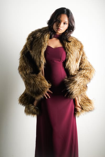 LIMITED EDITION Fox Faux Fur Coat - Image 1