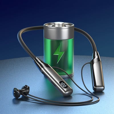 ২০০ ঘণ্টা ব্যাকআপ ও মেমোরি সাপোর্টযুক্ত প্রিমিয়াম ব্লুটুথ নেকব্যান্ড – লং ব্যাটারি লাইফ ও ক্রিস্টাল ক্লিয়ার সাউন্ড  প্রোডাক্ট কোড :  CAZBV8B3