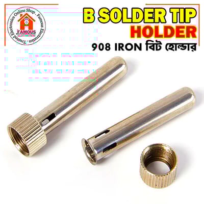 High Quality 1Set 908 Solder Tip Sleeve Electric Soldering Iron Station Cannula Casing Handle Adapter Repair