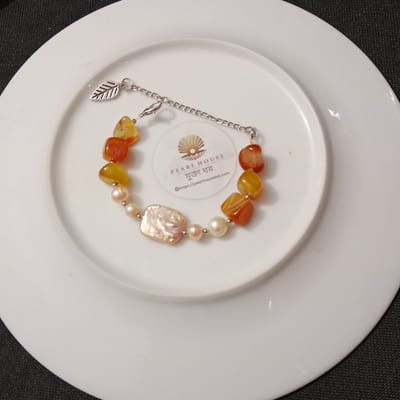 Prarl & stone combination Breslate