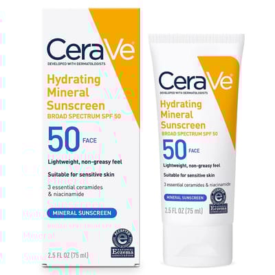 Hydrating Mineral Sunscreen SPF 50 Face Lotion - Image 1