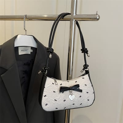 Bow short shoulder bag baby size