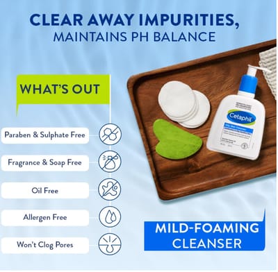 Cetaphil Oily Skin Cleanser, Daily Face Wash For Oily, Acne Prone Skin, Gentle Foaming, 250Ml - Image 3