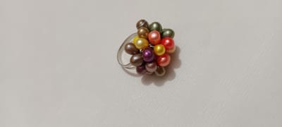 Pearl Adjustable Finger Ring