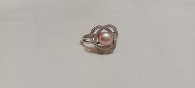 Pearl Adjustable Finger Ring