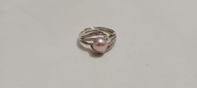 Pearl Adjustable Finger Ring