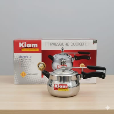 Kiam Premium Gold Pressure Cooker 5.5 L