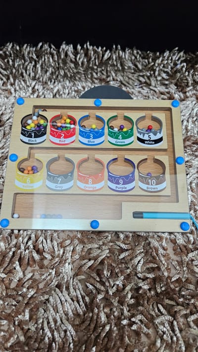 Megnetic colour founding intelligence toy