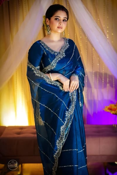 Georgette Embroidery Sharee - Image 2