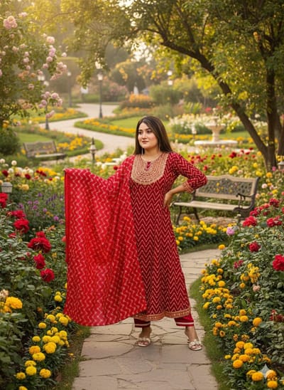 রেডিমেড গ্রাউন্ড থ্রি পিস - Image 2