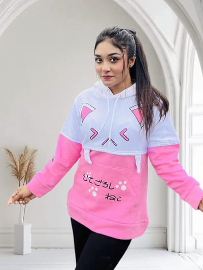 Premium Ladies winter Hoodie - Image 1