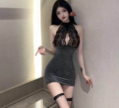 Midnight Lace & Glitter Dress - Image 3