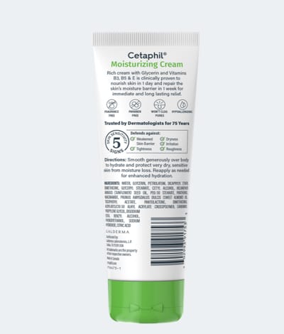 Cetaphil Moisturizing Cream, Fragrance-Free, 85g - Image 3