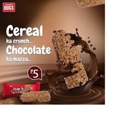 HUGS Flako - Chocolate Cereal (30 pcs) Bars (300 g) - Image 2