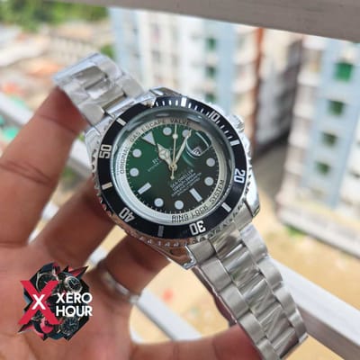 Rolex Sea-Deweller || Version 2 || Silver Black Green Dial ||