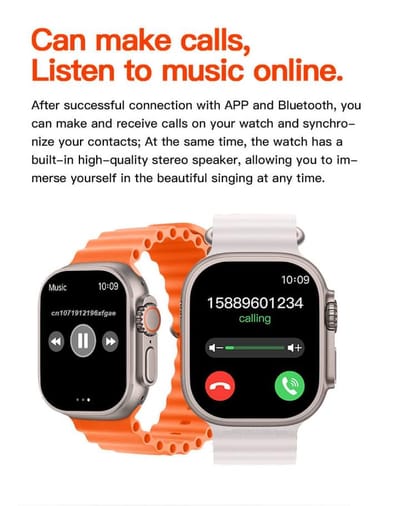 💥KD99 IP67 Waterproof Ultra Smart Watch With Bluetooth Calling