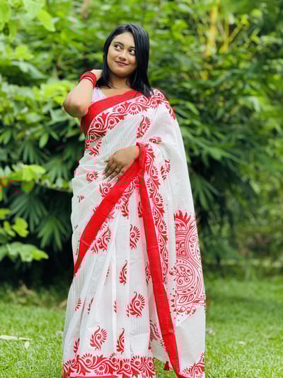 প্রিমিয়াম রেশম সিল্ক শাড়ি - Image 1