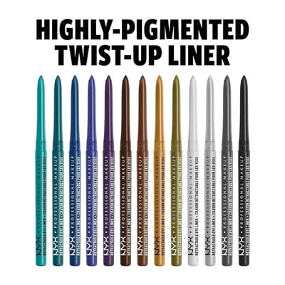 NYX PROFESSIONAL MAKEUP Mechanical Eyeliner Pencil, Black - Image 2