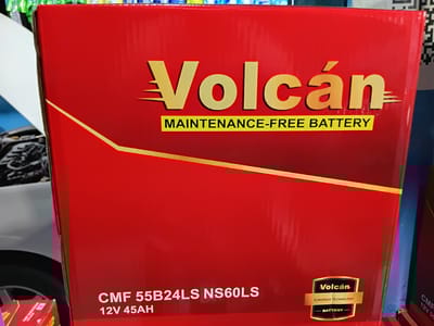 12v45 ah 55b24ls cca 280 volcan battery