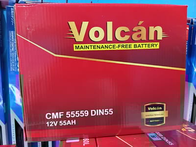 12 v 55 ah din55 volcan battery