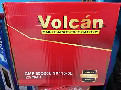12 v 70 ah 85d26L volcan battery