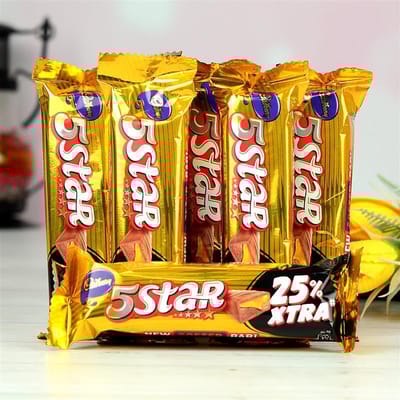 5 Star Chocolate Bar - 40pcs Full Box - 25gm - Indian 1 box - Image 3