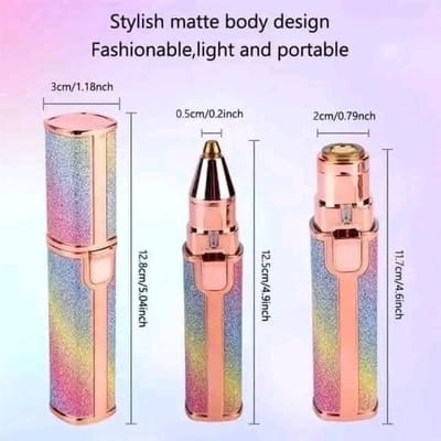 2-in-1 Lady Shaver Flawless Eyebrow Trimmer